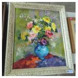 Framed Original Still Life Floral Painting