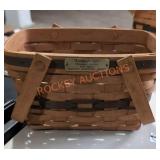 Longaberger 1992 Seasons Greetings basket