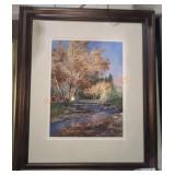 Framed Landscape Original Painting