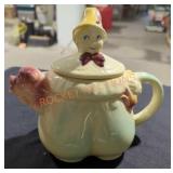 Vintage Shawnee Thumb the Pipers Son Teapot