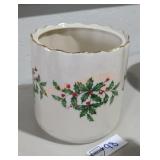Lenox Holiday Holly Vase