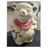 Vintage Shawnee Pottery Smiley Pig Cookie Jar