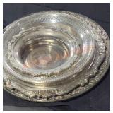 Vintage Silver-toned Platters