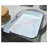 Vintage Enamelware Dishes - Qty 2