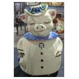 Vintage Shawnee Blue Winnie Pig Cookie Jar