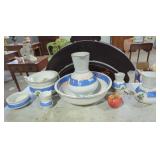 Antique wash basin and pitcher set