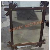 Vintage Wooden Mirror