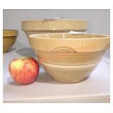 Vintage yellowware mixing bowl