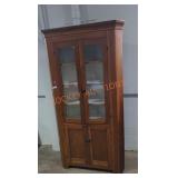 82"H x 43"W Antique Corner Cabinet