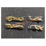 2 Pair of 14k Stamped Earrings