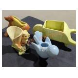 Vintage Shawnee Pottery Figurines - Qty 4