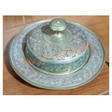 Vintage Indian brass trinket box