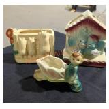 Shawnee Pottery Pieces - Qty 3