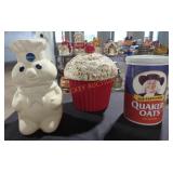 Three Baking-Themed Cookie Jars