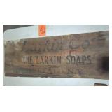 Antique Larkin Co. Soaps Wood Shop Signs
