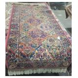 Long Ornate Vintage Runner Rug