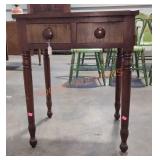 Vintage Side Table 17.5"L x 23.5"W x 29"H