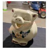 Vintage Shawnee smiley pig pitcher