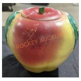 Vintage Apple Cookie Jar