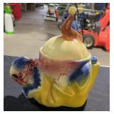 Vintage Shawnee pottery JoJo clown cookie jar