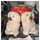 Collectible Pair of Staffordshire Poodle