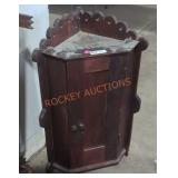 Vintage corner wall cabinet
