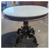 Vintage marble top side table