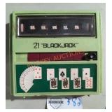 Vintage blackjack game