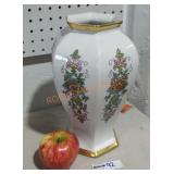 1928 Floral Gold Trim Vase