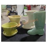 Pair of Shawnee Vases & Planters