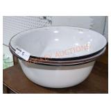 3 Vintage Enamel Basins