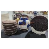 Oreo Cookie Jars - Qty 3
