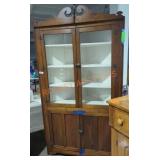 46"W ï¿½ 34"D ï¿½ 86"H Antique Corner Cabinet
