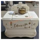 Vintage McCoy White Stove Oven Cookie Jar