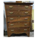 33"W ï¿½ 18"D ï¿½ 51"H  Antique Dresser