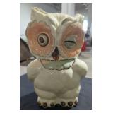 Vintage Shawnee Pottery Winking Owl Cookie Jar