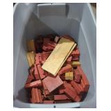Vintage Building blocks tote lot
