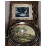 Small vintage picture and art lot