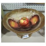 Fruition Handpainted Pedestal Bowl