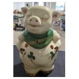 MCM 1940s Shawnee Pottery Smiley Pig Cookie Jar