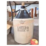 Antique 5 Gallon U. Botta & Co Pottery Jug