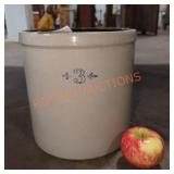 Vintage 3 Gallon Pottery Crock