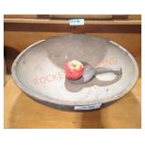 Antique Wooden Dough Bowl