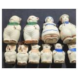 5 Pairs of Shawnee Salt & Pepper Shakers (Some
