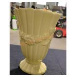 Vintage Shawnee pottery large yellow vase