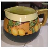 Vintage Czechoslovakian Lemon Pitcher