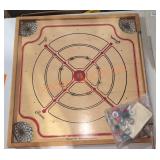 Vintage carrom game board