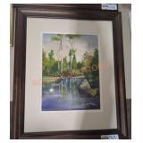 Framed Landscape Original Painting