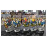Five 1983 Smurfs McDonald