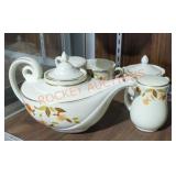Vintage Hall Superior Autumn leaf dish lot